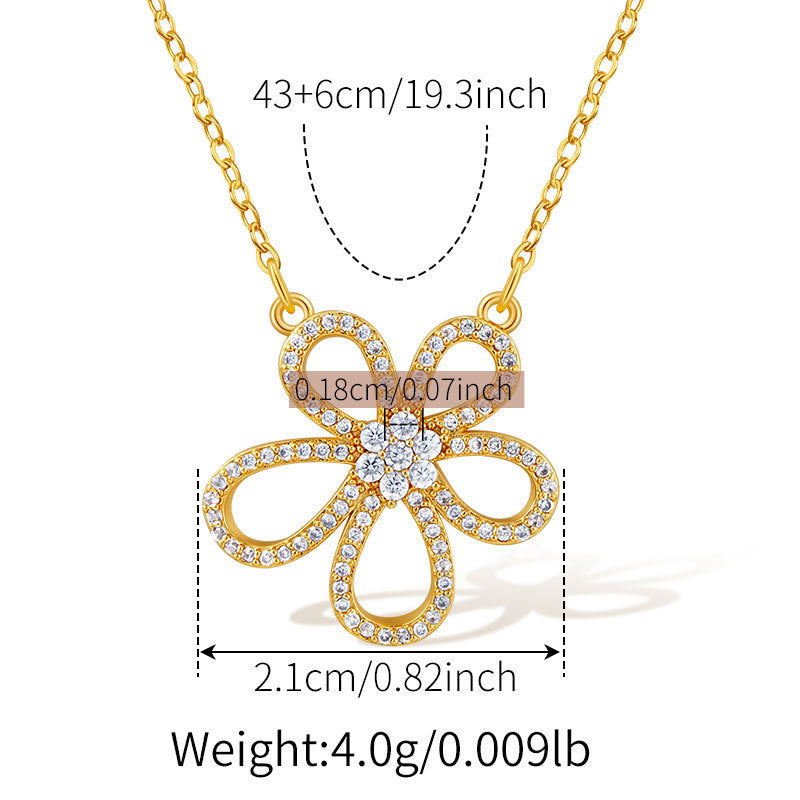 Sparkling Love Pendant Necklace — necklace, view 4