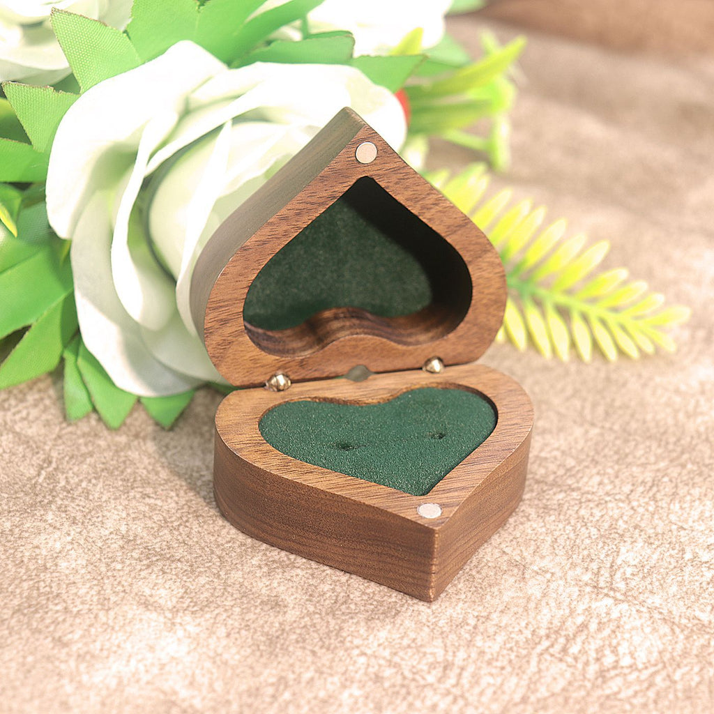 Heart-Shaped Wooden Ring Box — ring, view 13
