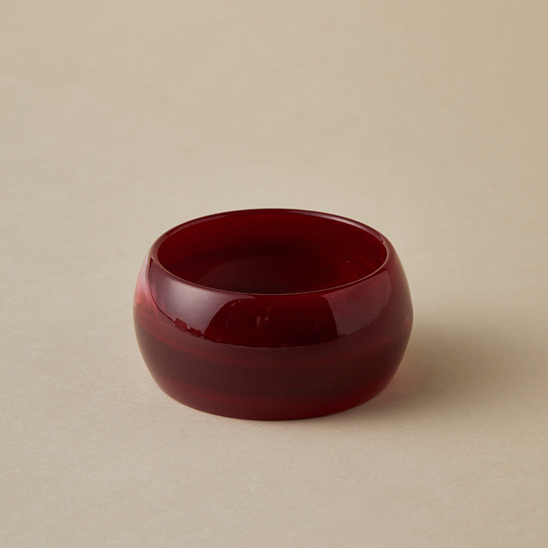 Bold Marbled Acrylic Statement Bracelet — bracelet, view 7
