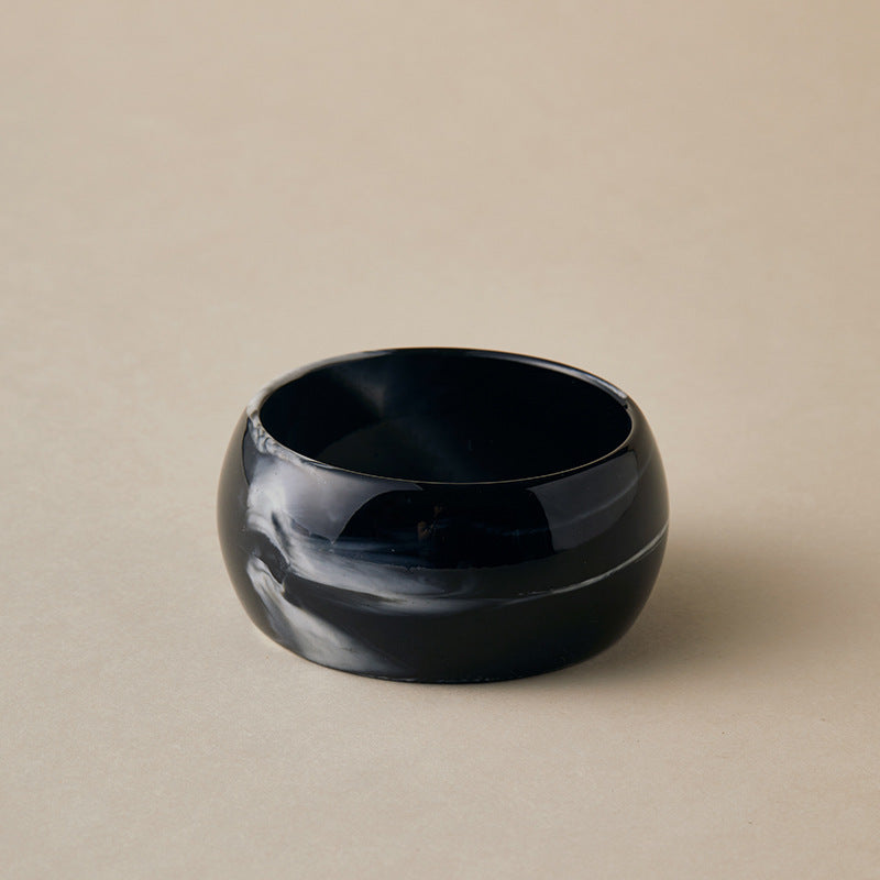Bold Marbled Acrylic Statement Bracelet — bracelet, view 9
