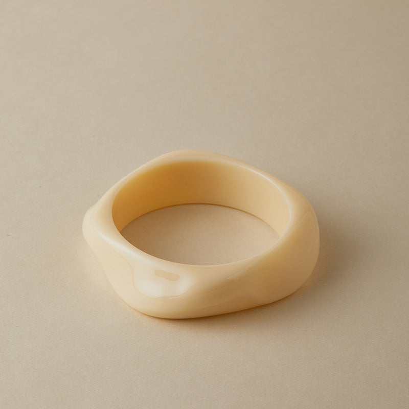 Irregular Marbled Acrylic Bracelet — bracelet, view 5