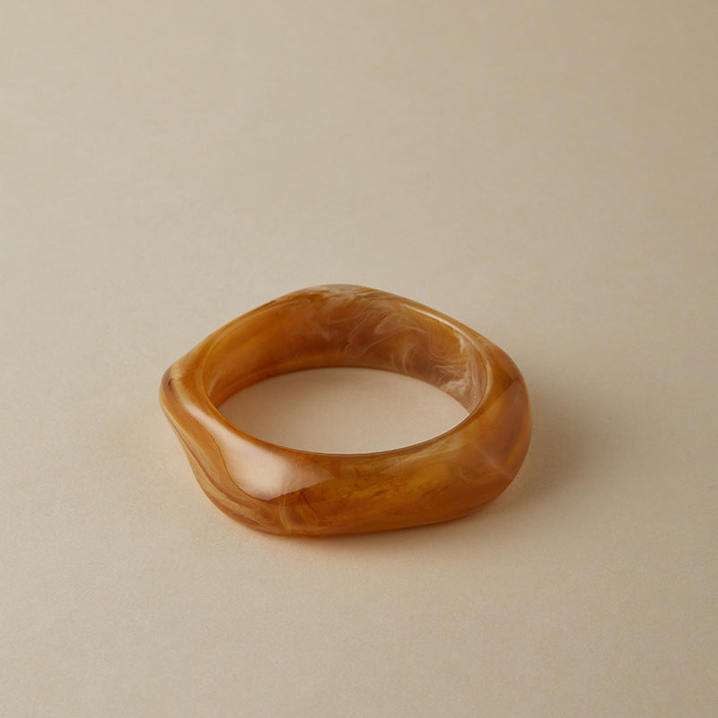 Irregular Marbled Acrylic Bracelet — bracelet, view 7