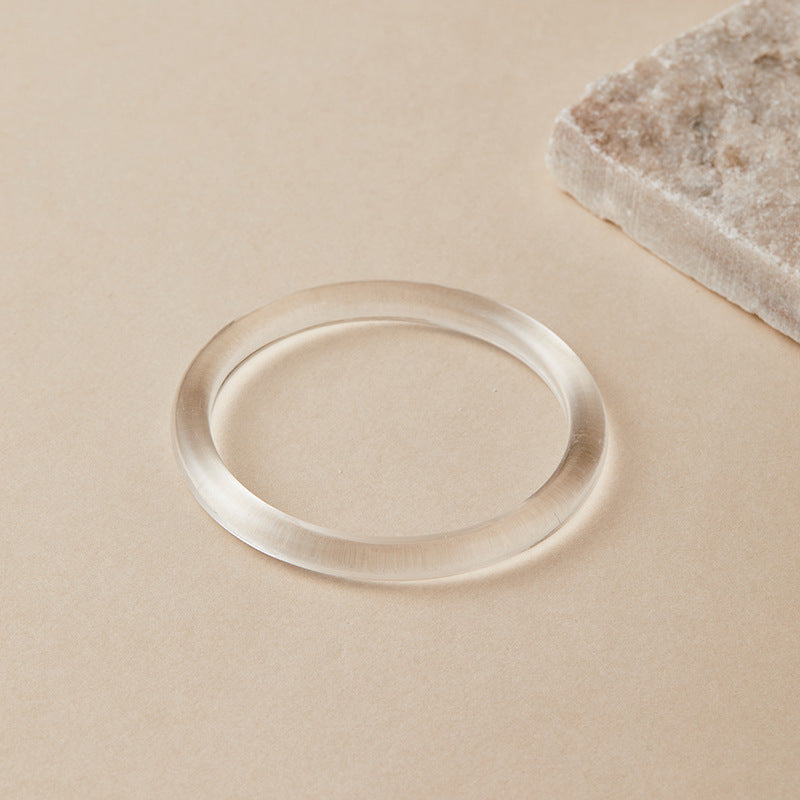 Marbled Acrylic Stack Bracelet — bracelet, view 6