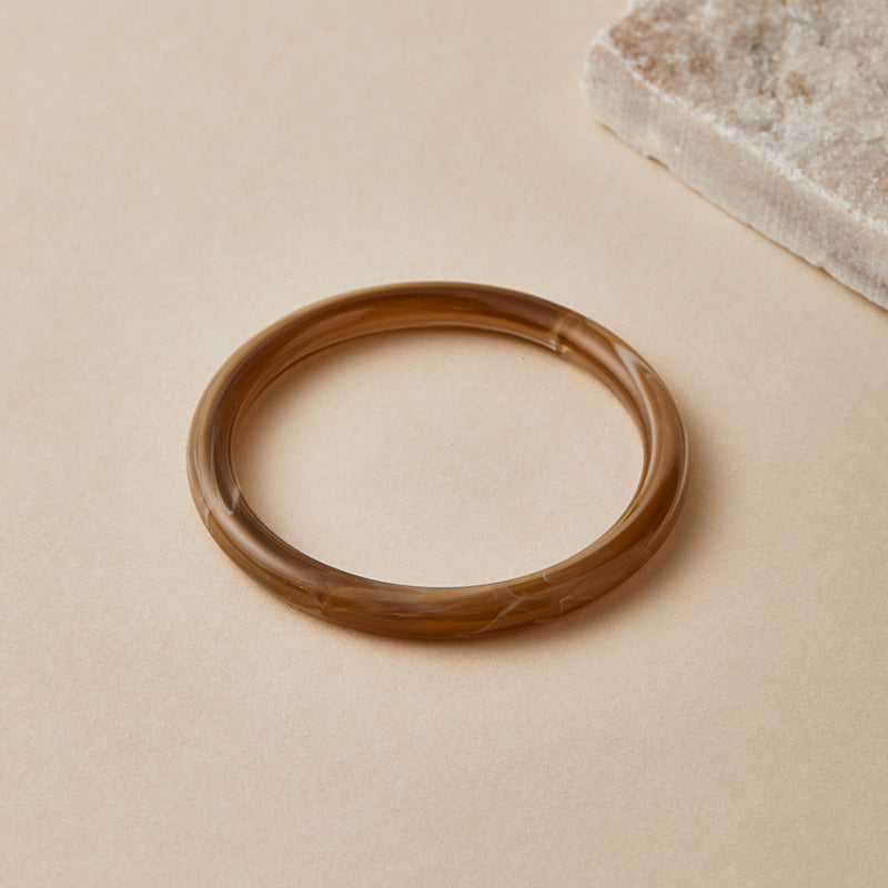Marbled Acrylic Stack Bracelet — bracelet, view 8