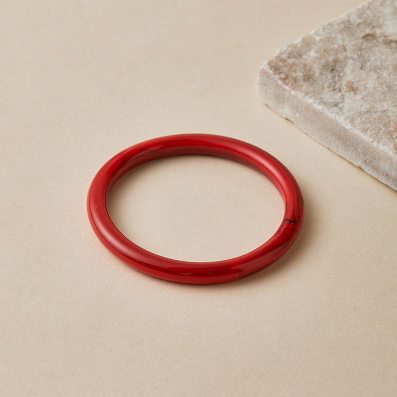 Marbled Acrylic Stack Bracelet — bracelet, view 9