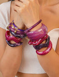 Wave Shape Acrylic Bangle — bracelet
