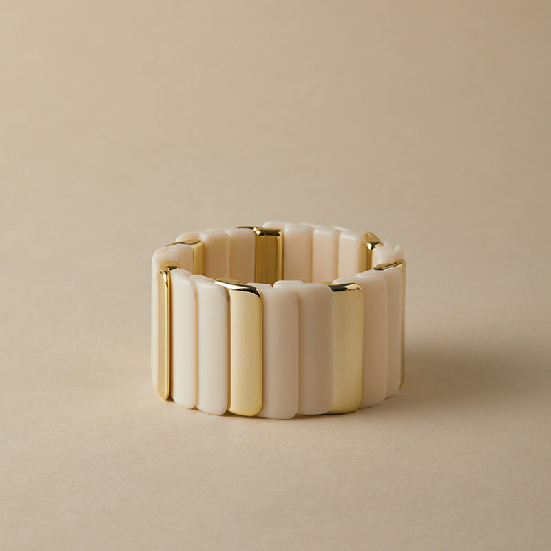 Color-Block Stretch Bangle — bracelet, view 6