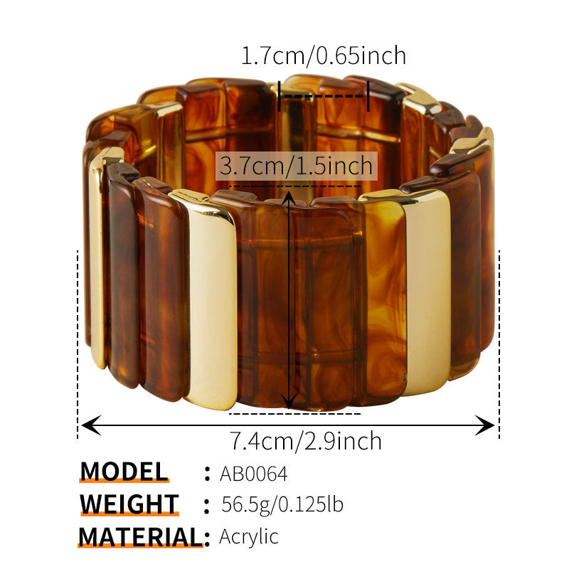 Color-Block Stretch Bangle — bracelet, view 21