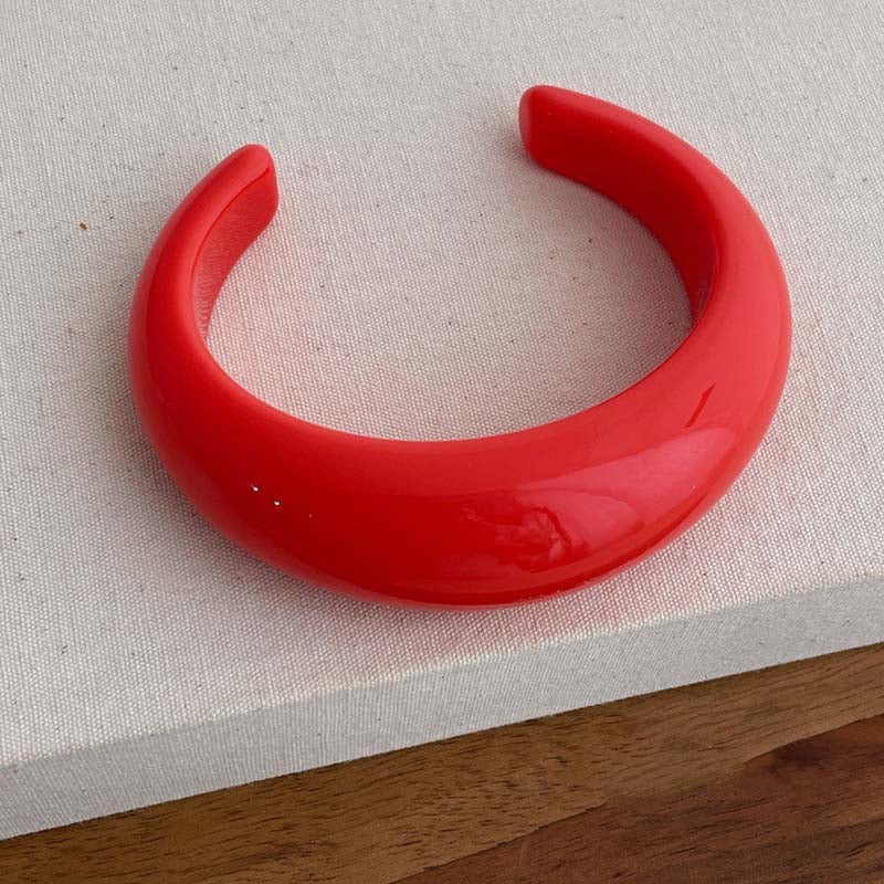 C-Shape Open Acrylic Cuff — bracelet, view 3