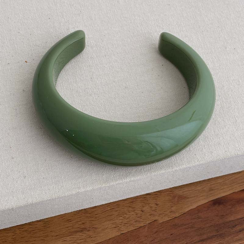C-Shape Open Acrylic Cuff — bracelet, view 5