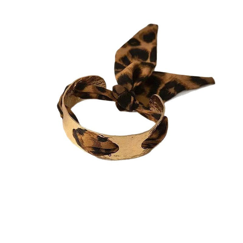 Leopard Flower Print Bracelet — bracelet, view 7