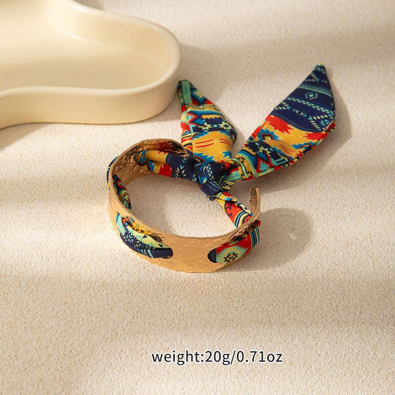 Leopard Flower Print Bracelet — bracelet, view 9