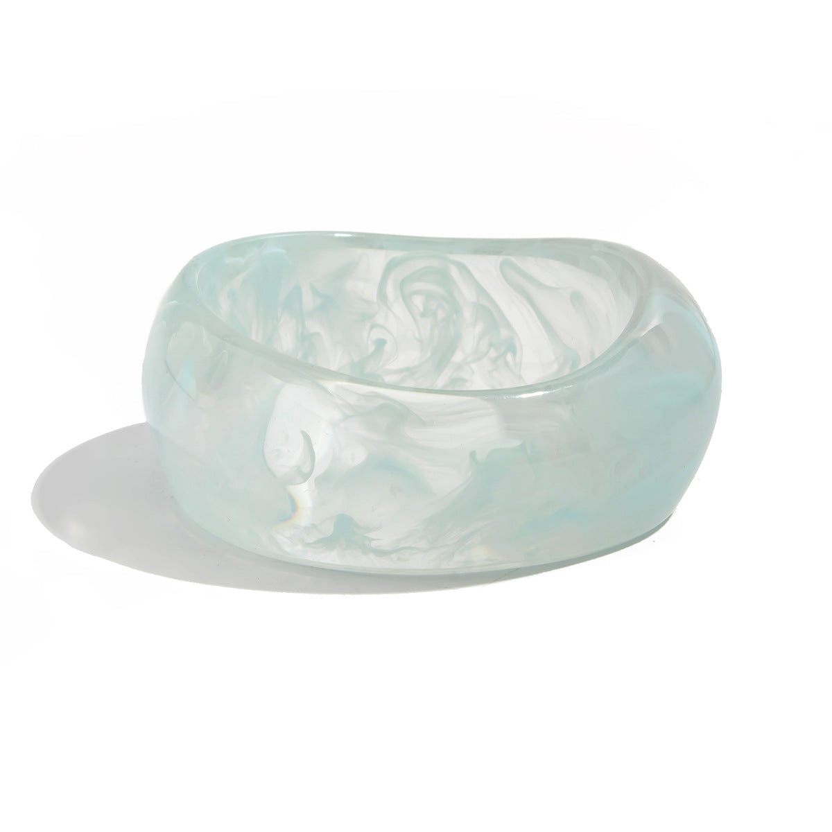 Chunky Irregular Resin Bangle — bracelet, view 10