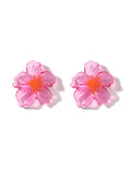 Jelly Acrylic Flower Stud Earrings — earrings