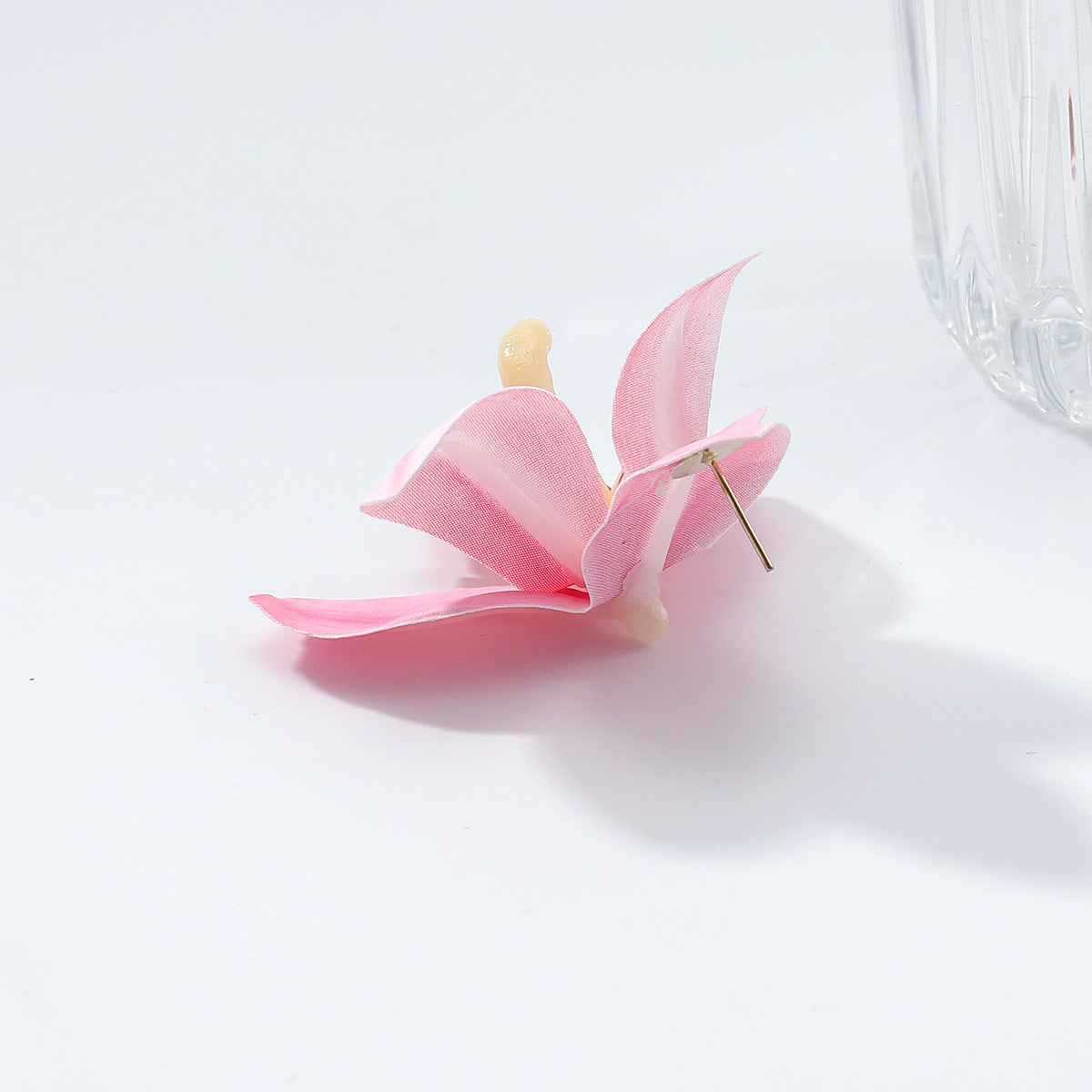 Layered Orchid Stud Earrings — earrings, view 12