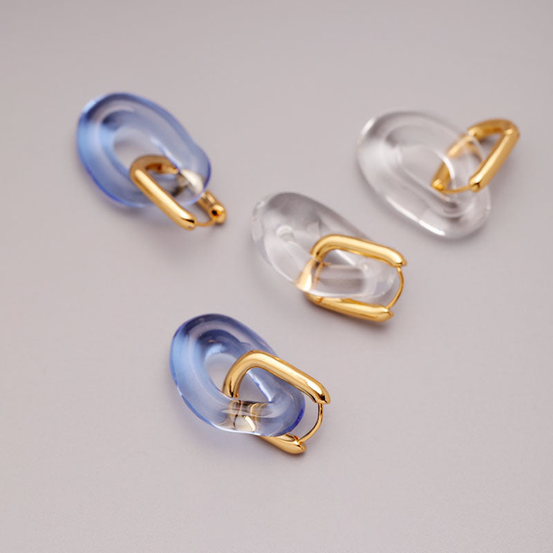 Irregular Statement Hoop Earrings — earrings, view 2