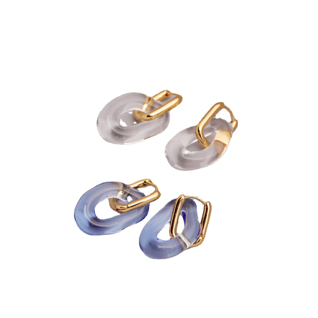 Irregular Statement Hoop Earrings — earrings, view 3