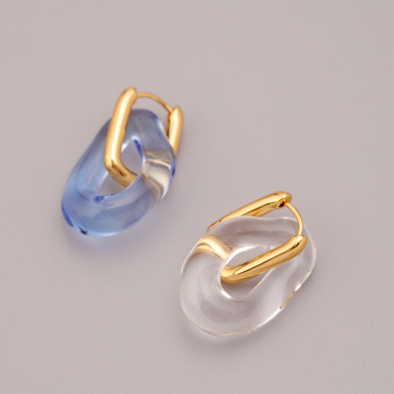 Irregular Statement Hoop Earrings — earrings, view 6