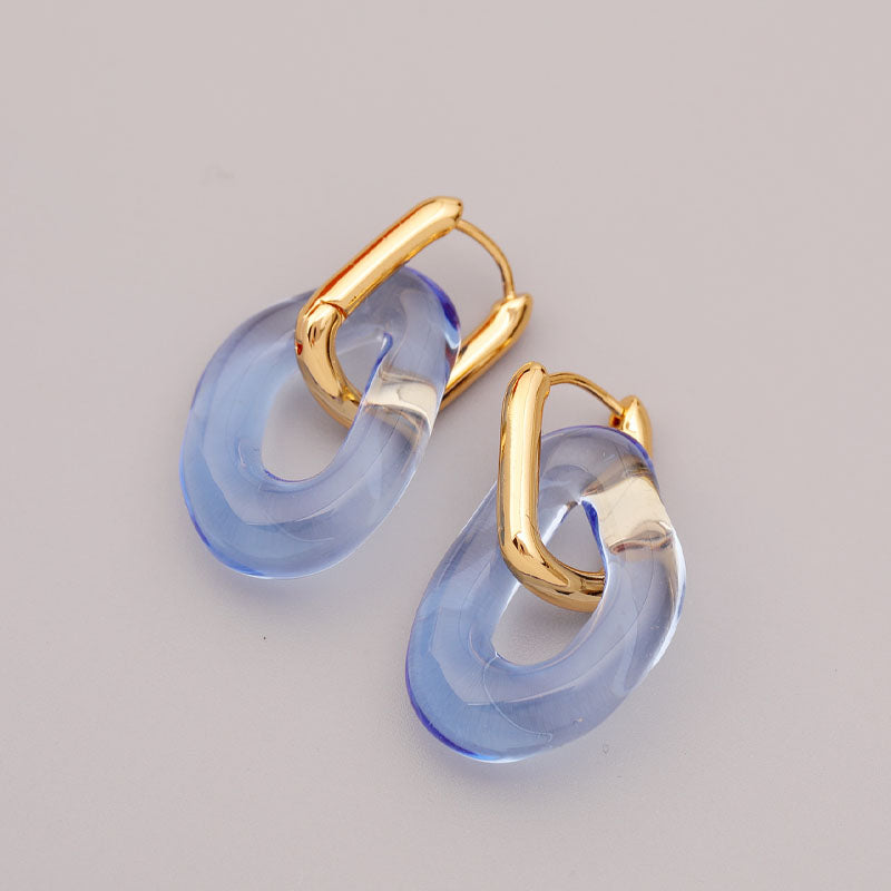 Irregular Statement Hoop Earrings — earrings, view 7
