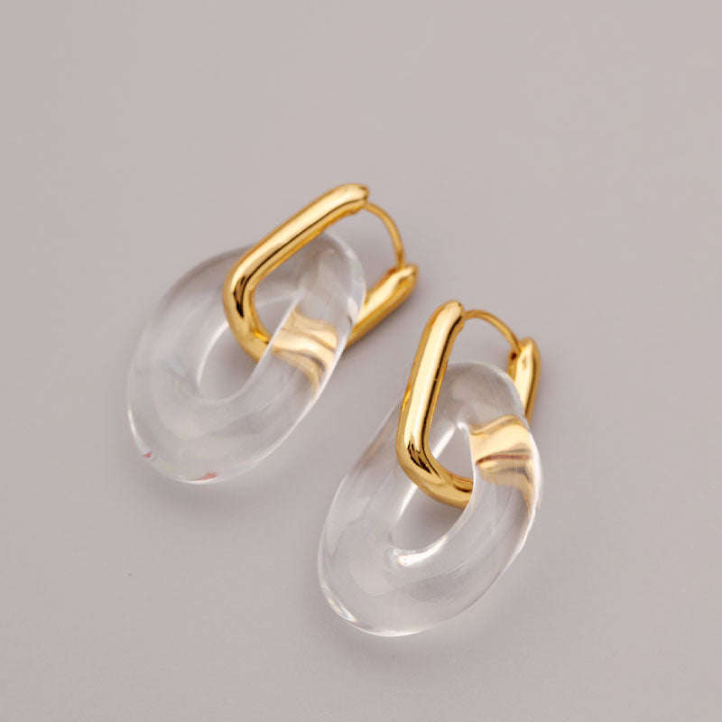 Irregular Statement Hoop Earrings — earrings, view 9