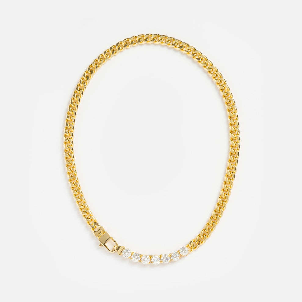 Punk Style Rhinestone Choker — necklace, view 4