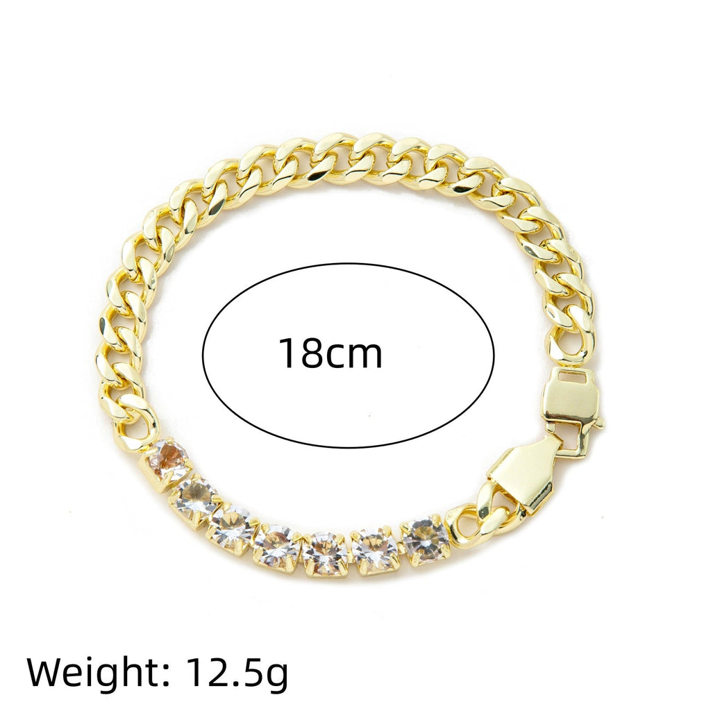Punk Style Rhinestone Choker — necklace, view 7