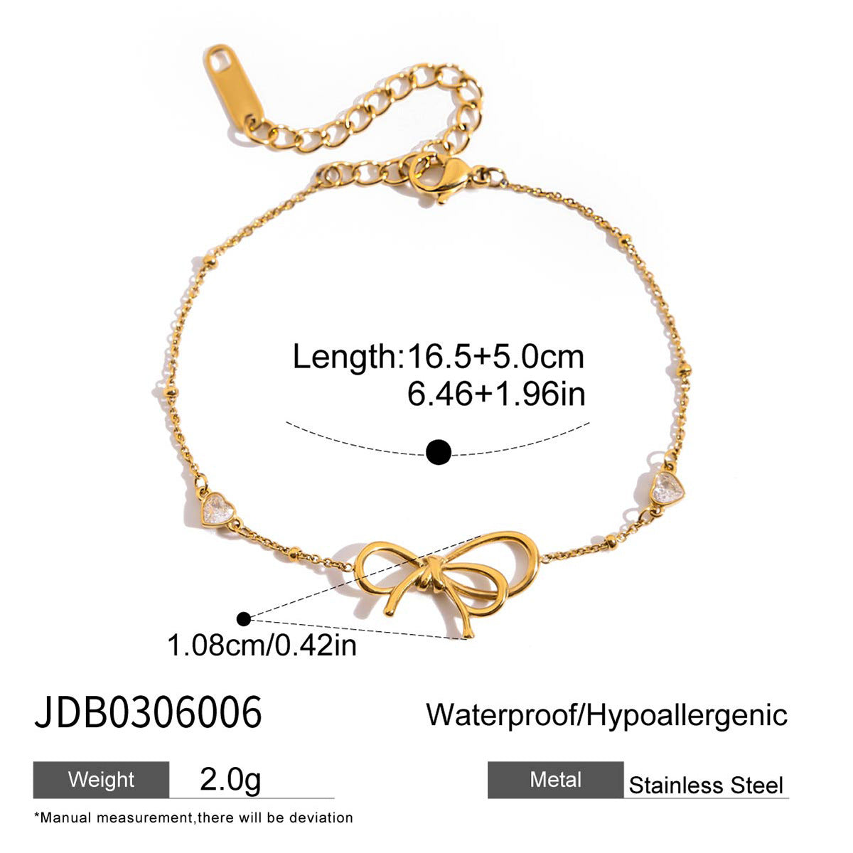 Zirconia Charm Layering Bracelet — bracelet, view 9