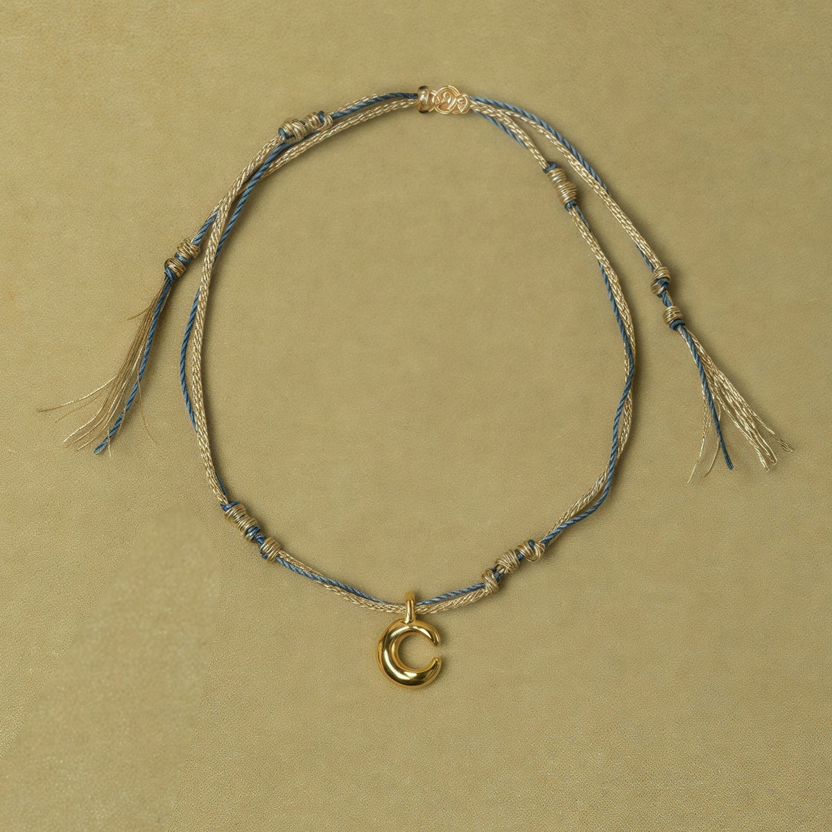 Heart Pendant Braided Bracelet — bracelet, view 10
