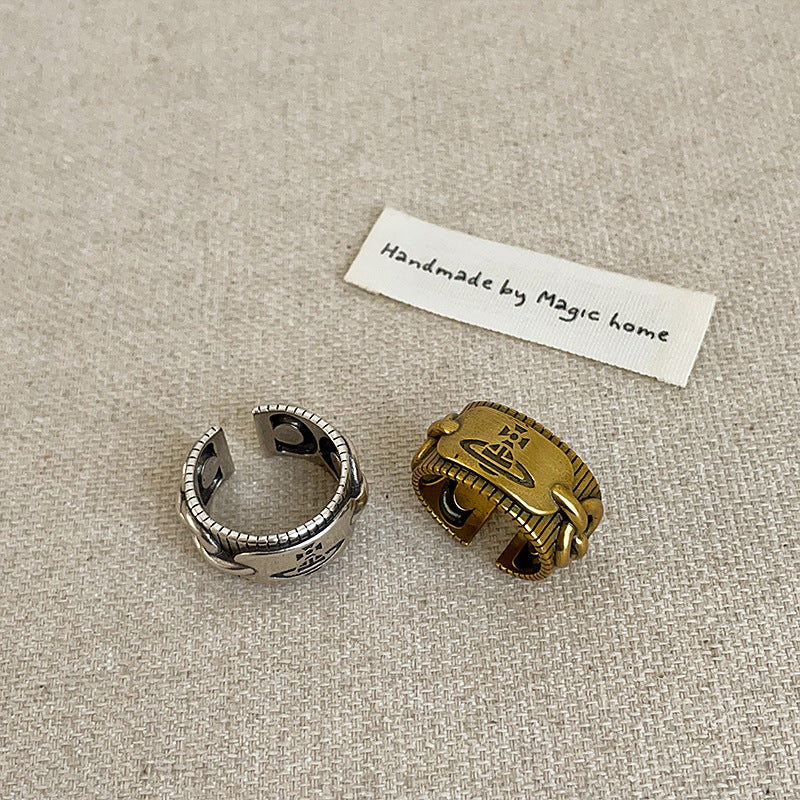 Punk Saturn Orb Open Ring — ring, view 2