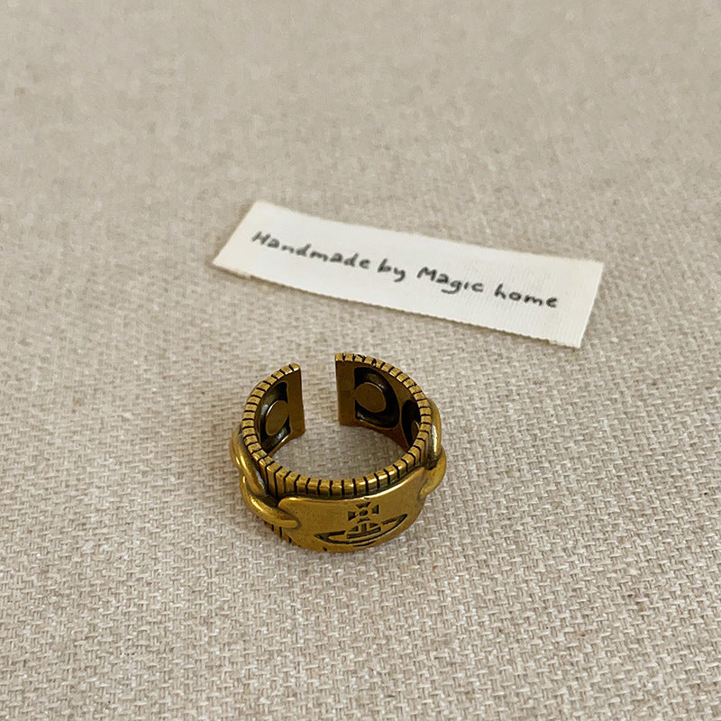 Punk Saturn Orb Open Ring — ring, view 3