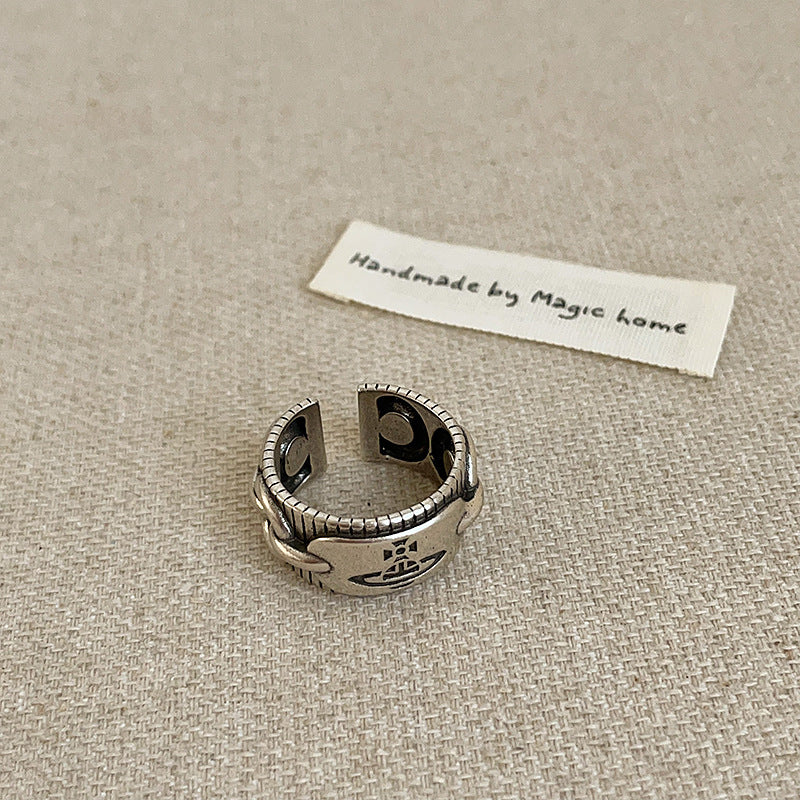 Punk Saturn Orb Open Ring — ring, view 4