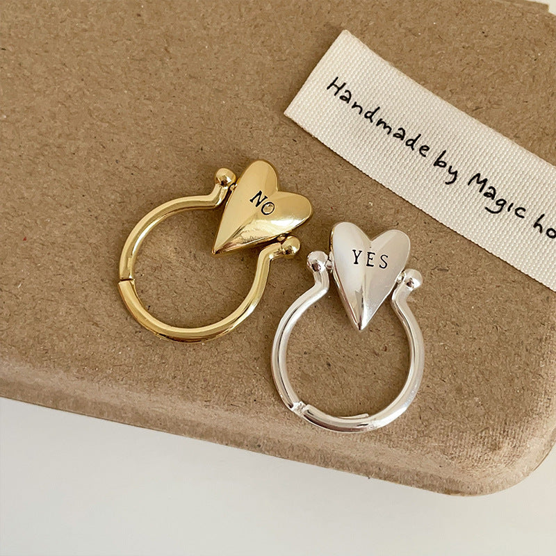 Heart Fidget Spinner Ring — ring, view 2