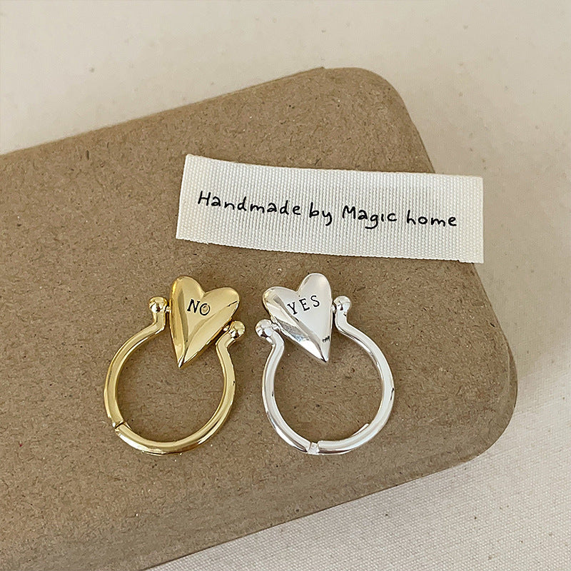 Heart Fidget Spinner Ring — ring, view 4