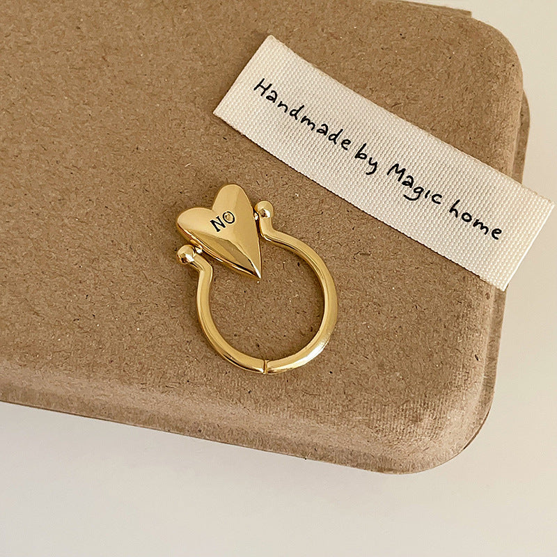 Heart Fidget Spinner Ring — ring, view 7