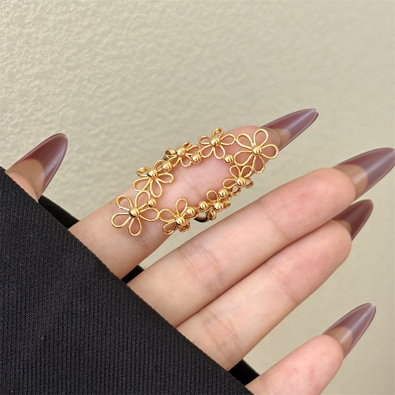 Lace Flower Statement Ring — ring, view 8