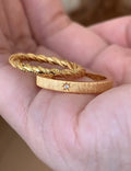 Starburst Twisted Rope Ring — ring