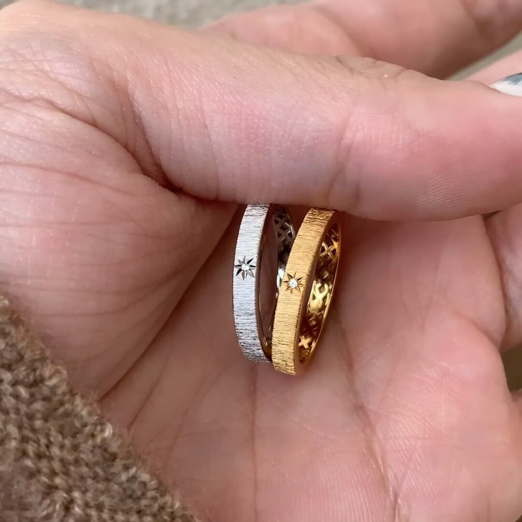 Starburst Twisted Rope Ring — ring, view 2
