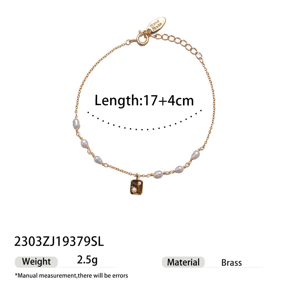 Spliced Snake Chain Bracelet — gold bracelet, view 6