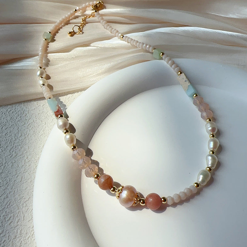 Marbled Pearl Pillar Bracelet — bracelet, view 8