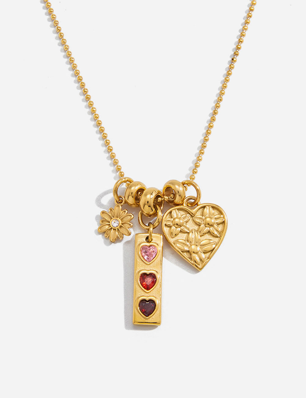 Daisy Pendant Necklace — gold necklace