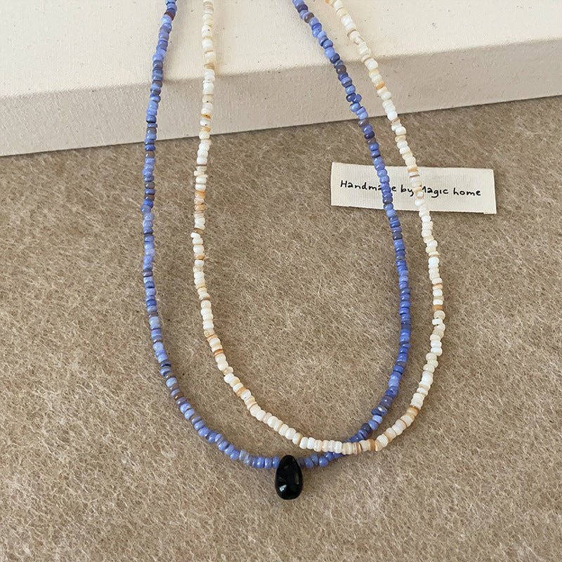 Tear Drop Choker Necklace — necklace, view 4