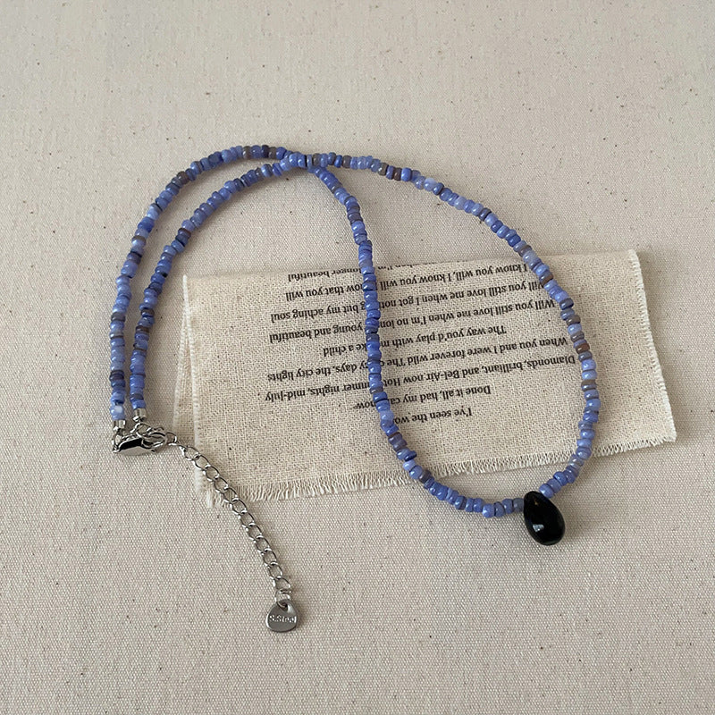 Tear Drop Choker Necklace — necklace, view 5