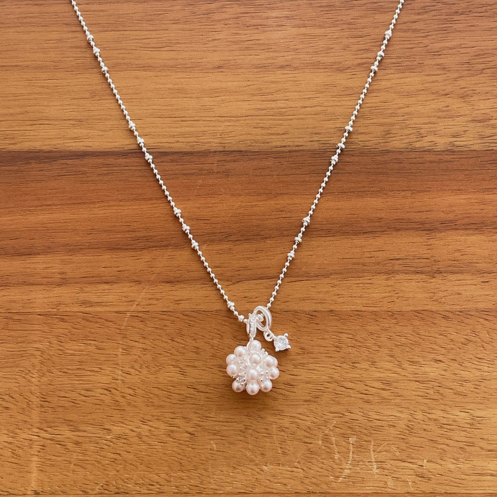 Beaded Star Pendant Necklace — necklace, view 4