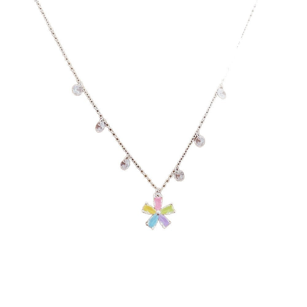 Beaded Star Pendant Necklace — necklace, view 6