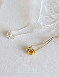 Cubic Zirconia Choker Chain Necklace — necklace