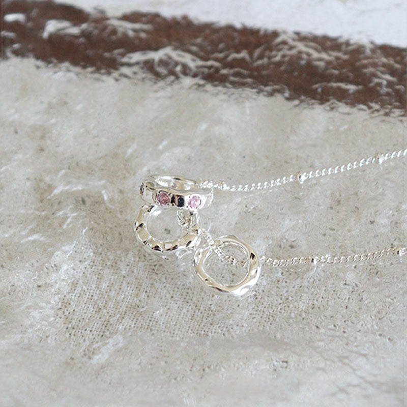 Cubic Zirconia Choker Chain Necklace — necklace, view 4