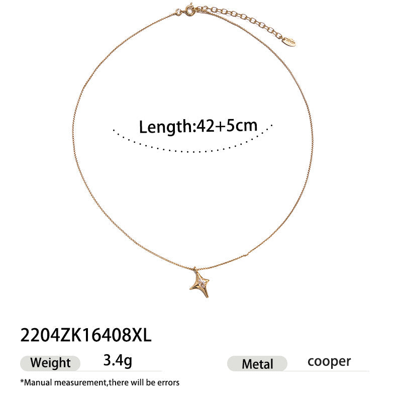 Cubic Zirconia Shell Pendant Choker — necklace, view 7