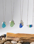 Sea Glass Pendant Necklace — necklace