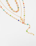 Fine Layered Cross Pendant Necklace — necklace