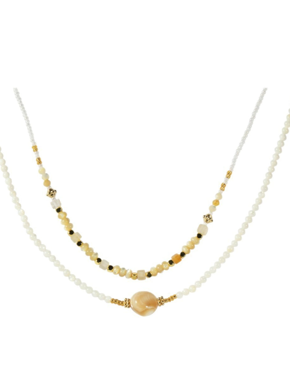 Beaded Cubic Zirconia Choker — necklace